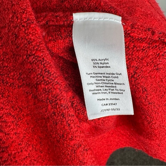 Talbots Red Button-Up Cardigan - Picture 6 of 6